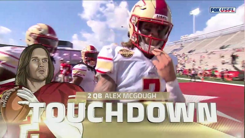 Alex McGough breaks up a 17-yard rushing TD